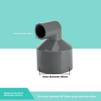 20/25/32/40/50mm PVC Redukuojantis 90 Laipsnių Alkūnės Jungtis Sodo Drėkinimo Vandens Vamzdžio Fitingas Akvariumo Žuvų Bakas Tiesus Adapteris