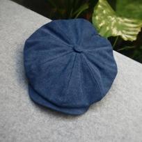 Large Size British Retro Octagonal Cap Xl62Cm Canvas Newsboy Caps Men High Quality Flat Hat Vintage Gatsby Cap Painter Cap Beret M 56-58CM blue