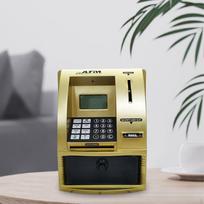 ATM taupyklė vaikams Grynųjų pinigų dėžutė Kūrybiški mokomieji žaislai Žaisliniai pinigai Amžius 3 4 5 6 7 8 Metai gold beige