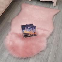 Nordic Style Faux Wool Sofa Cushion & Sheepskin Rug for Living Room & Bedroom Bay Window. 60x90cm beige