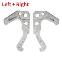 Automobilio išorinės durų rankenos remonto komplektas Kairė Dešinė Aliuminio Tinka Honda CRZ CR-Z 2011-2015- 1 Pair gray