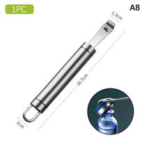 1/3pcs Portable Stainless Steel Oral Liquid Ampule Bottle Opener Nurse Tool For Medicine Beer Bottles white