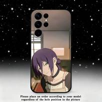 C-Chainsaw M-Man Reze Phone Case For Samsung S25,S24 Ultra,S20,S30 plus,S22 plus,S23,S30 Ultra 5G Silicone Black Shell Samsung S25 gray