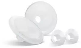 Philips AVENT laisvų rankų SCF552/11 Dideli krūtinės gautuvai ir įdėklai, Atsarginių dalių rinkinys, Silikonas, Skaidrus, L