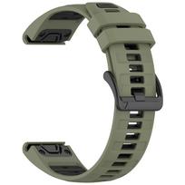 20 22 26MM Silikoninis laikrodžio dirželis Garmin Fenix 8 7X 7 7S 6X 6PRO 5X 5 5S Garmin Forerunner 945 935 QuickFit išmaniojo laikrodžio apyrankė Fenix 8 43mm gray
