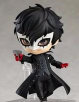 Persona 5 Džokeris Nendoroid PVC 989 Ren Amamiya Lėlės Modelis -naujas black