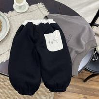 Boys Warm Fleece Lined Thick Casual Sweatpants for Autumn Winter 80 gray