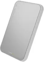dbramante1928 re-charge – nešiojamas 5K WL Slim Qi2.2 25 W įkroviklis – baltas, 5000 mAh, belaidis įkrovimas, 25 W, aliuminis