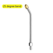 Metal Rod Jet Lance For Pressure Washer Elbow Multi-Angled 30°/90°/U-Shape Water Gun Extension Wand Lance With 1/4 Quick Connect yellow