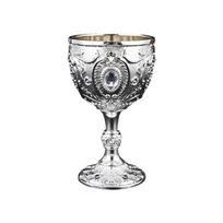 Prabangus 100 ml retro stiliaus vyno taurė Tvirtos lydinio medžiagos Ergonomiška vyno taurė Sudėtinga 100 ml retro taurė