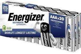 Baterijos AAA Energizer Ultimate Lithium L92 Micro 20 vnt.