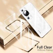 Case For Huawei P60 Pro Luxury Plating Soft Clear Back Cover For Huawei P60 Pro Art P60Pro P60Art 5G Phone Case For Huawei P60 Art white