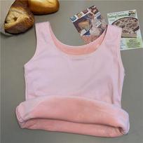 Versatile Warm Fleece-Lined Camisole Vest for Autumn/Winter One size: 80-125 jin (approx. 40-62.5 kg) gray