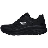 Skechers Dlux Walker Patogūs Smūgius Sugeriantys Patvarūs Žemi Bėgimo Bateliai Moteriški Sportbačiai Juodi 149023-BBK 38.5 black