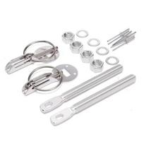 Bonnet Hood Pin Hood Pin Lock Bonnet Hood Pin Pins Lock Kit For Racing Sport Car Hood Pin Lock white