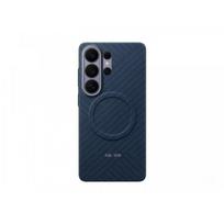 Carbon Fiber Texture Magnetic Phone Case Galaxy S25 Ultra S26 Back Cover Shockproof Anti-Slip Slim Samsung Galaxy S26 Ultra with Logo gray