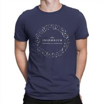 Unisex Tshirt Insomnium Band Humor Pure Cotton Tees Short Sleeve Insomnium T Shirts O Neck Tops New Arrival 2XL blue