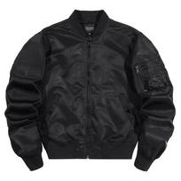 Autumn and Winter Tough Guy Jacket Air Force Pilot Jacket Men's Flight Jacket 5XL black