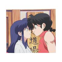Ranma 1/2 Japonų Anime Šampūno Antklodė Flanelinė Pavasario Rudens Minkštos Miegamojo Lovos Antklodės Pliušinė Plona Antklodė 40x50in black