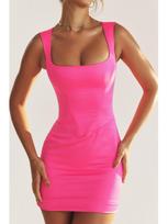 Elegant French Halter Off-Shoulder Black Bodycon Dress: Sexy, Backless, Waist-Hugging M