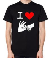 I Love Sex T-Shirt Men Ladies Unisex Top Funny Sexual Tee 3XL white