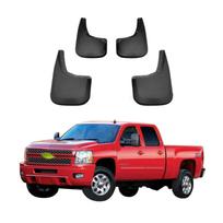 4PCS Splash Guards Mudguards Compatible with Chevrolet Silverado 1500 2500 3500 2007 2008 2009 2010 2011 2012 2013 2014 XF-08