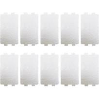 10PCS Thickening Sheets Oven Sheets Mica Plate Microwave Ovens Sheets Replacement Plates Suitable for Quick Heating 1 white
