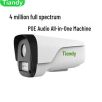 Tiandy 4MP Dual-Light Full-Color PoE Audio IP Camera CN plug (adapter included)