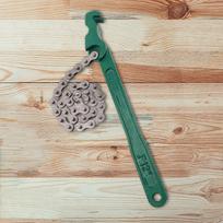 Strap Wrench Engine Opener High Carbon Steel Handle Auto Tools Multipurpose Removal With Chain 12inch beige