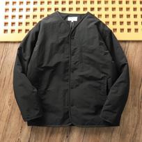 Men's Vintage Quilted V-neck Jacket: Warm, Thick Cotton Outerwear for Autumn/Winter 3XL juoda