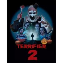 Retro Dekoracija Siaubo Filmas Terrifier 2 Plakatas Estetika Filmas TV Rinkinys Drobės Tapyba Sienų Menui Freska Namų Kambario Dekoras 21cm×30cm NoFrame gray