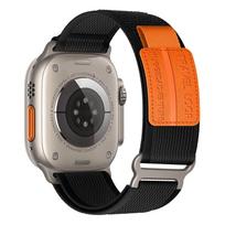 Trail Loop Strap for Apple watch Ultra 3 Band Ultra2 49mm 44mm 45mm 46mm 42mm Nylon Correa Bracelet iWatch Series 10 11 9 8 7 SE 42 44 45 46 49mm-SM orange