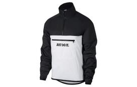 Nike Jackets Men's Black/White Stand Collar Moderate Other S white