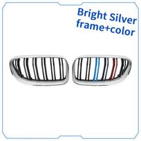 High quality Car Style Black Front Kidney Double Slat Grill Grille for-BMW E92 E93 3-Series 328I 335I Coupe LCI 2010-2013 gray