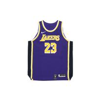Nike NBA Authentic Lakers LeBron James #23 Spliced Logo Sleeveless Basketball Vest Men Vests Purple AJ5197-505 S yellow