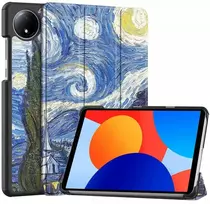 Planšetinio kompiuterio dėklas 4kom.pl Grafinis dangtelis su atrama, skirtas Xiaomi Redmi Pad SE 8.7 2024