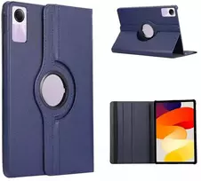 Planšetinio kompiuterio dėklas Alogy Pasukamas 360 laikiklis-stovas Xiaomi Redmi Pad SE 2023 11'' tamsiai mėlynas