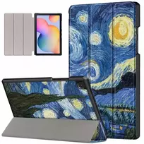 Planšetinio kompiuterio dėklas Strado-Tech Grafinis su dangteliu Galaxy Tab S6 Lite 10,4''