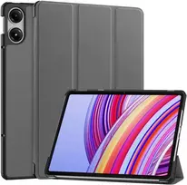 Planšetinio kompiuterio dėklas Dux Ducis SMART, skirtas Xiaomi Redmi Pad PRO 12.1 2024, su dangteliu, stove, žadinimo funkcija, pilkas