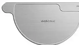 Galinis lankas dešinys 1/2 apvalus 333 mm. RHEINZINK CLASSIC valcuotas blizgus