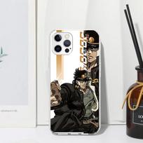 JoJo Bizarre Adventure Anime Phone Case For Iphone 17 Air 16 15 Plus 16E 14 Pro Max 13 Mini 12 11 7 8 SE Fundas Soft Back Cover iPhone 12 Pro Max white