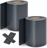 Juskys Privatumo tvoros juostos 2 vnt. 35x0.19 m antracito spalvos