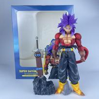 26CM Anime Dragon Ball Z Trunks Figures Future Trunks Ssj4 Figurine Action Figure PVC Statue Collection Model Toys Gifts