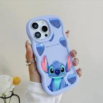 Stitch telefono dėklas Samsung Galaxy S25 S24 S23 Ultra Plus S24FE A56 A36 A07 A17 A16 A55 Telefonui Saldainių Spalvos Minkštas Silikoninis Dangtelis Samsung S25