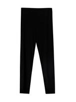 Cashmere silk thermal underwear with chest pads, women's autumn and winter slim-fitting, hot and thin long johns, long johns inside and outside Xxl (fits 70-80kg) black