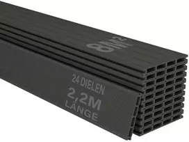 Juskys WPC terasos lentos 8 m² pilkos spalvos