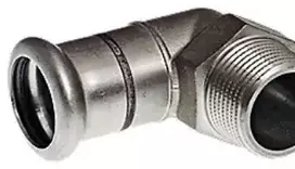 Aalberts integrated piping systemsBV VSH XPress RF 304 alkūnė 90 laipsnių - kampinis adapteris MN 22XR3/4 R2428.