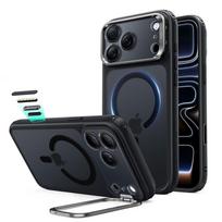 Dėklas su kameros apsauga "ESR Classic Hybrid Kickstand Magsafe" telefonui Apple iPhone 17 PRO / 18 PRO FROSTED BLACK