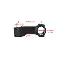 1pcs Aluminum Alloy Bike Handlebar Stem Adjustable Internal Cable Routing Lightweight Cycling Parts For Outdoor Adventure black