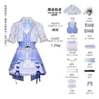Anime Oshi No Ko Hoshino Ruby Cosplay Kostiumas Perukas Lolita Sijonas Moteris Rožinis Languotas Suknelė Paltai Helovino Šventė Karnavalas Cosplay Kostiumas M 45-50kg white